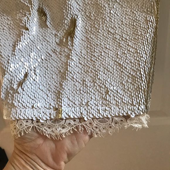 Free People Seeing Double Sequin Slip Dress - Picture 4 of 8